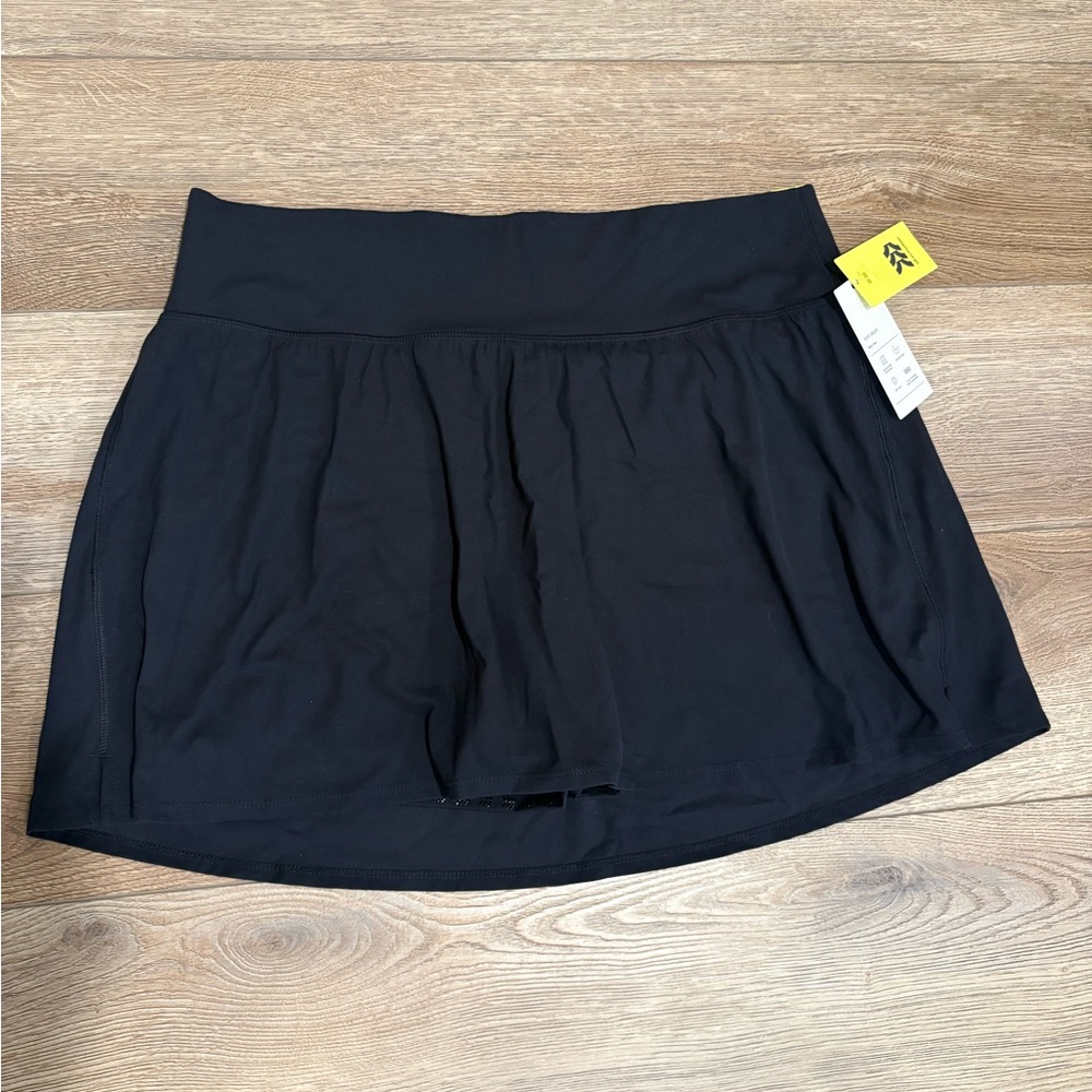 All In Motion Black Mid Rise Knit Skort - Picture 2 of 5